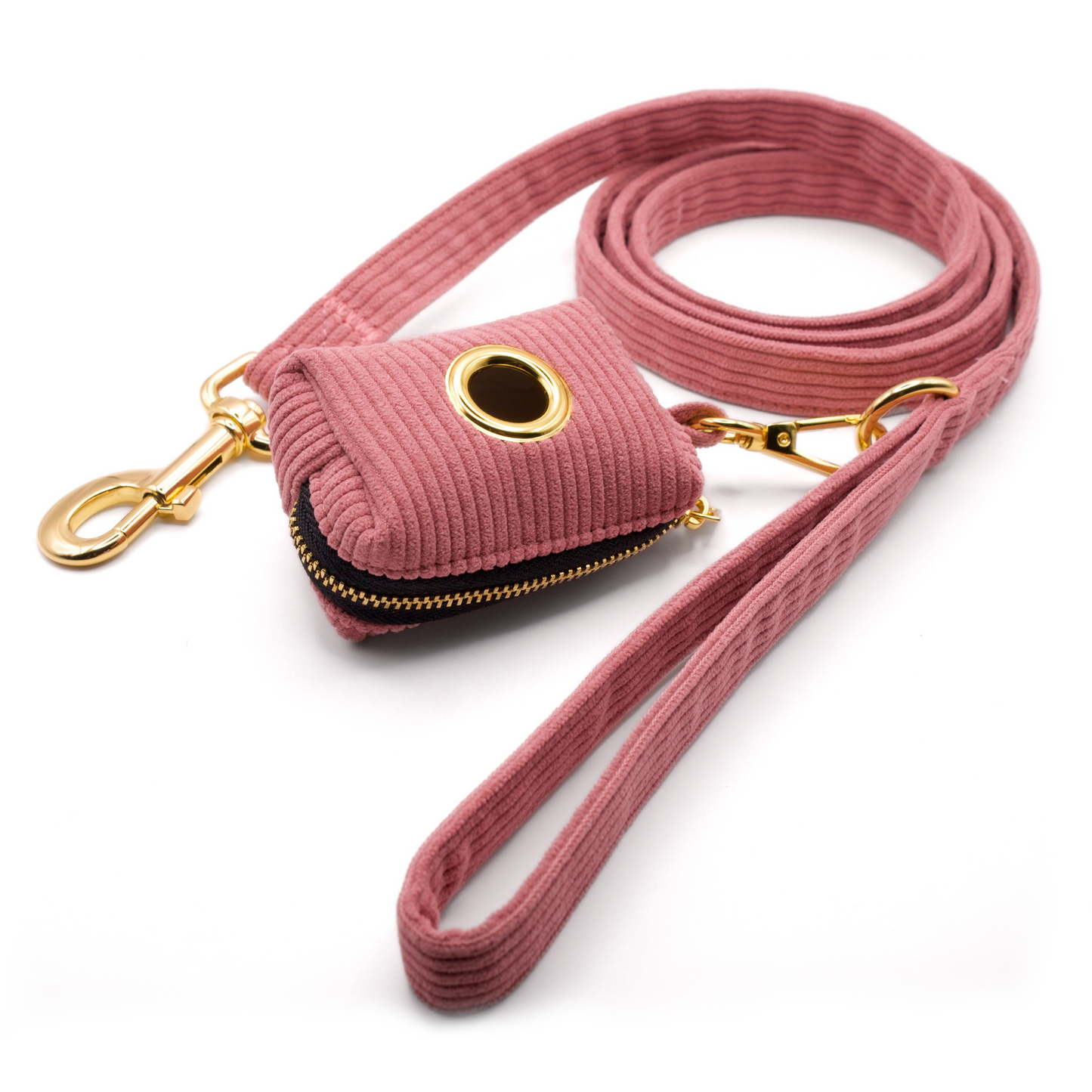 Harness and Leash Set - The Chic Corduroy Collection - Blush Pink